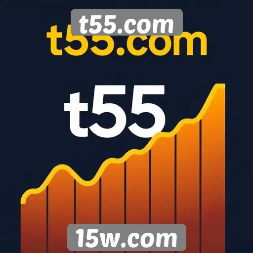 Dados sobre o crescimento de usuários no t55.com