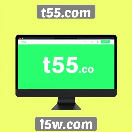 t55.com apresenta nova interface para usuários