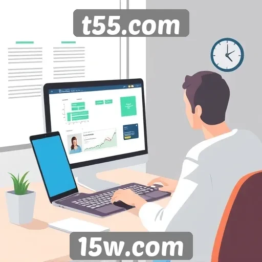 Análise da experiência do usuário no t55.com